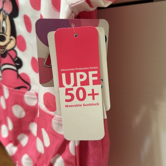 NWT Minnie Mouse Swimsuit and Coverup - Picture 2 of 3
